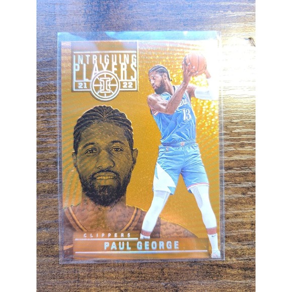2021-2022 Panini Illusions #2 Paul George - Intriguing Players Orange Fresh Pull - Picture 1 of 2